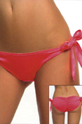 Red Runched with side Ties Underwear
